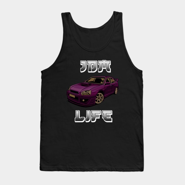 JDM Life Cars & Drifting Alternate Tank Top by FungibleDesign